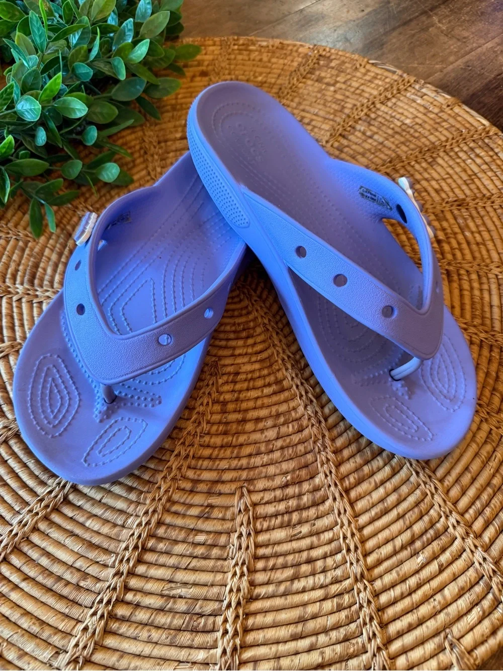 Crocs Lavender Flip-Flop Sandals - Comfortable Everyday Slides